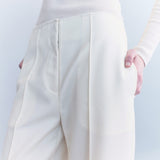 Leon Wool Raw Edge Pants