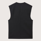 Luca Raw Edge Wool Vest