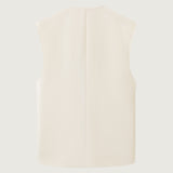 Luca Raw Edge Wool Vest