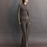 Lucien Hooded Long Sleeve Jersey Top
