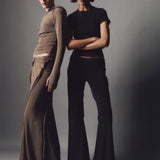 Lucien Panelled Jersey Skirt