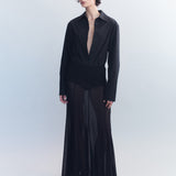 Matija Silk Panelled Skirt