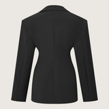 Milena Scuba Wool Blazer