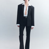 Milena Scuba Wool Blazer