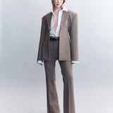 Milena Scuba Wool Blazer