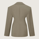 Milena Scuba Wool Blazer