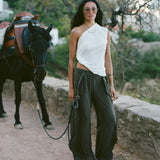 Eros Pima Cotton One Shoulder Top