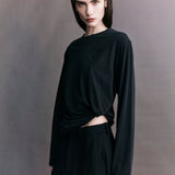 Elena Pima Cotton Long Sleeve Top