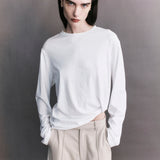 Elena Pima Cotton Long Sleeve Top