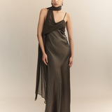 Xenia Silk Scarf Gown