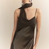Xenia Silk Scarf Gown