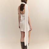 Preorder - Rhea Silk Scarf Mini Dress