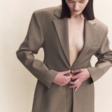 Milena Scuba Wool Blazer