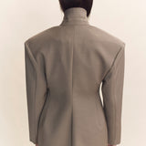 Milena Scuba Wool Blazer