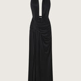 Selene Plunge Jersey Gown