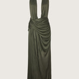 Selene Plunge Jersey Gown