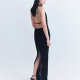 Sibylle Knit Halter Maxi Dress