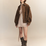 Preorder - Hektor Lambskin Leather Bomber