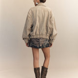 Hektor Lambskin Leather Bomber