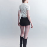 Lena Suede Mini Short
