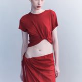 Supima Cotton Tuck Tee
