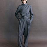 Ambrose Double Pleat Wool Trouser