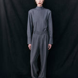 Ambrose Double Pleat Wool Trouser