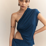 Eros Pima Cotton One Shoulder Top