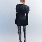 Victoire Satin Mini Dress
