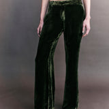 Xander Silk Velvet Corduroy Pants
