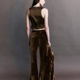 Preorder - Xander Silk Velvet Corduroy Pants