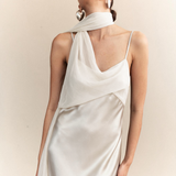 Xenia Silk Scarf Gown