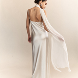 Xenia Silk Scarf Gown