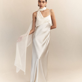 Xenia Silk Scarf Gown